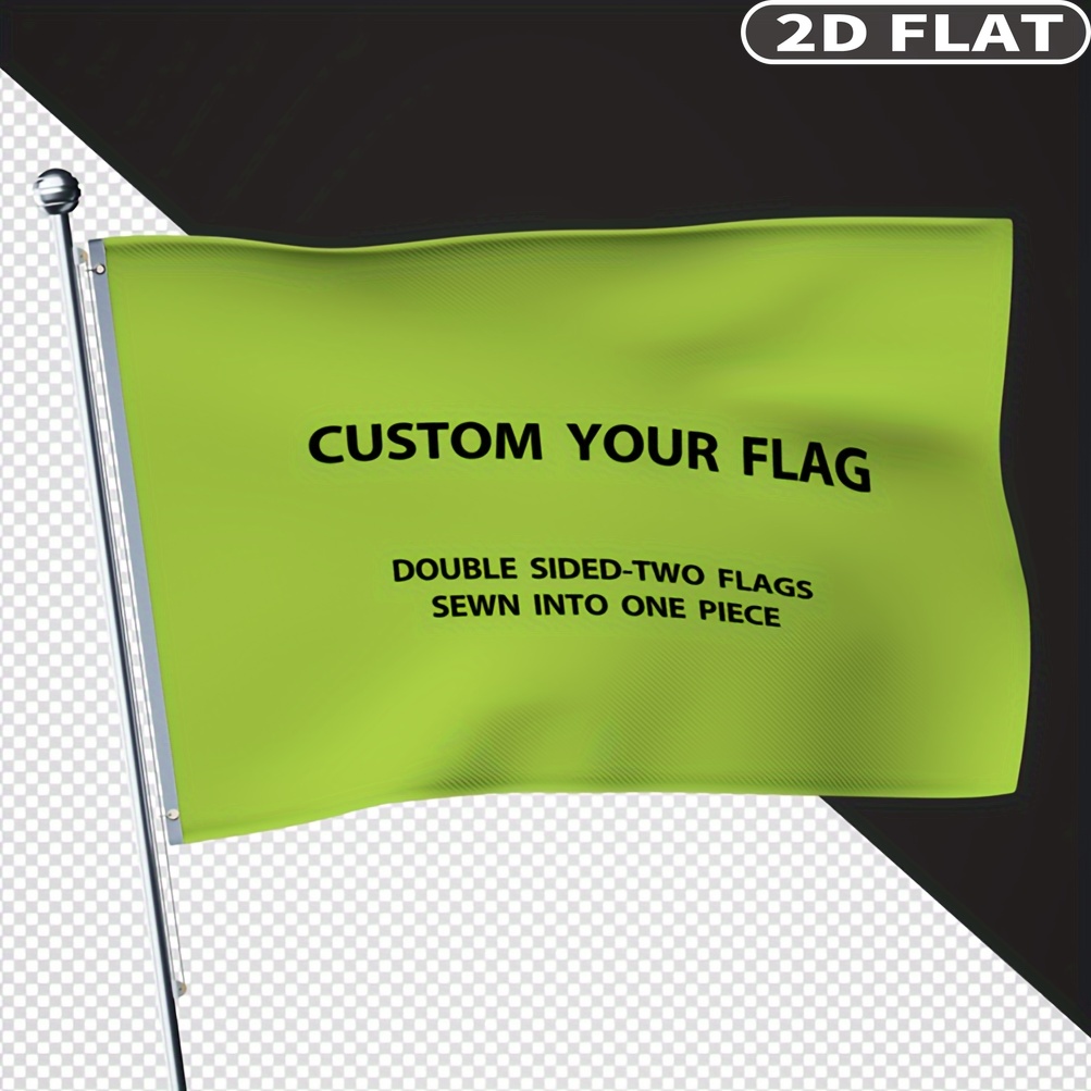 Eve Party - Bendera 2D FLAT Kustom Dua Sisi
