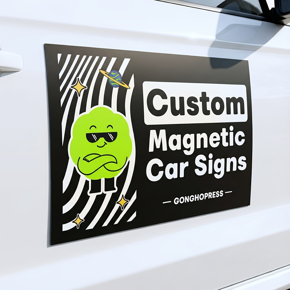 Event Support - Stiker Mobil Magnetik yang Dapat Disesuaikan—Ideal