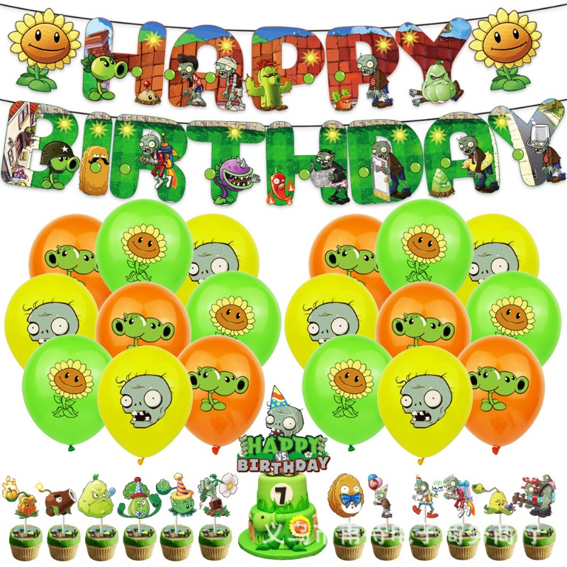 Event Supplies - Perlengkapan Pesta Balon DIY Edisi Plants