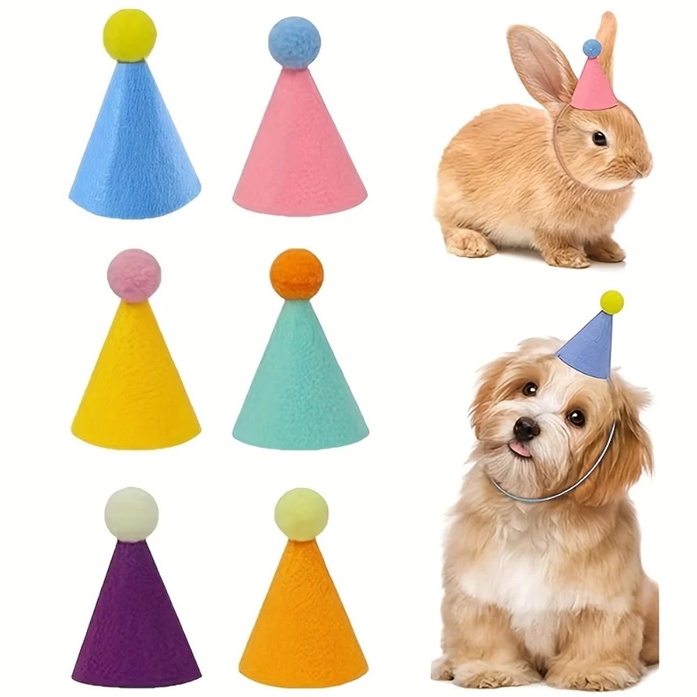 Party Hat Cone - 6 buah Topi Pesta Mini: Topi