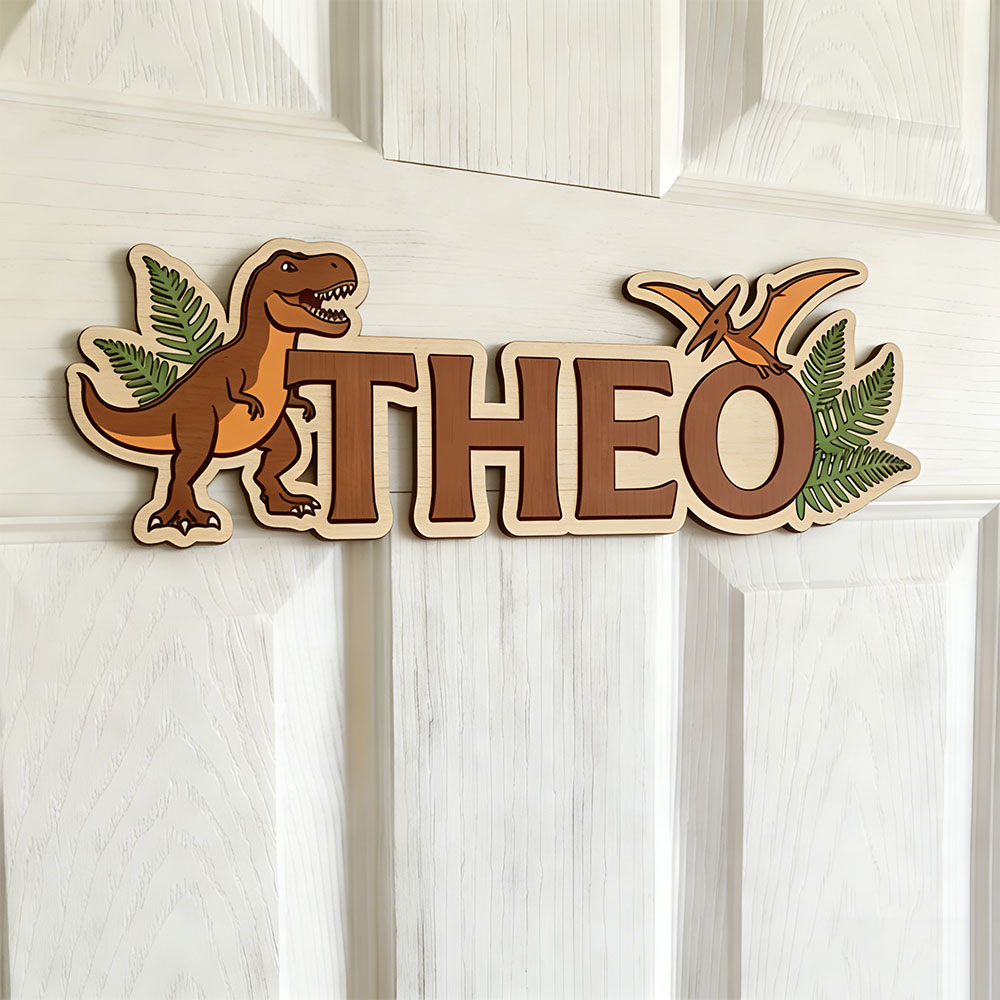 Eve Party - Tanda Nama Dinosaurus yang Dipersonalisasi untuk
