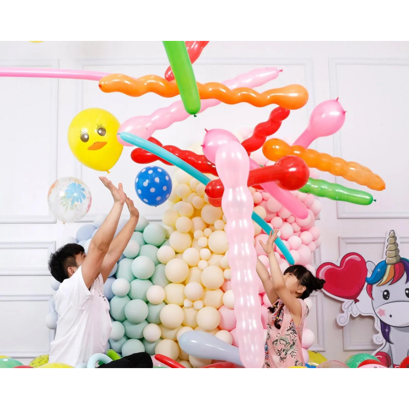 Balon Tiup Helium Bentuk Hewan - Balloon Pump Hand ulasan dan harga