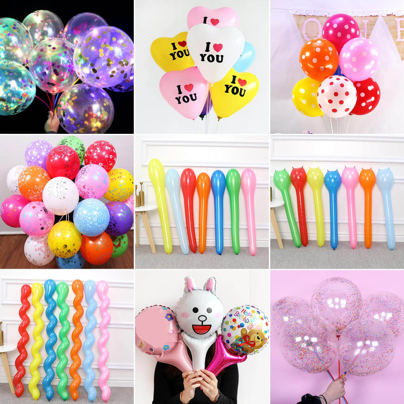 Balon Tiup Helium Bentuk Hewan - Balloon Pump Hand ulasan dan harga