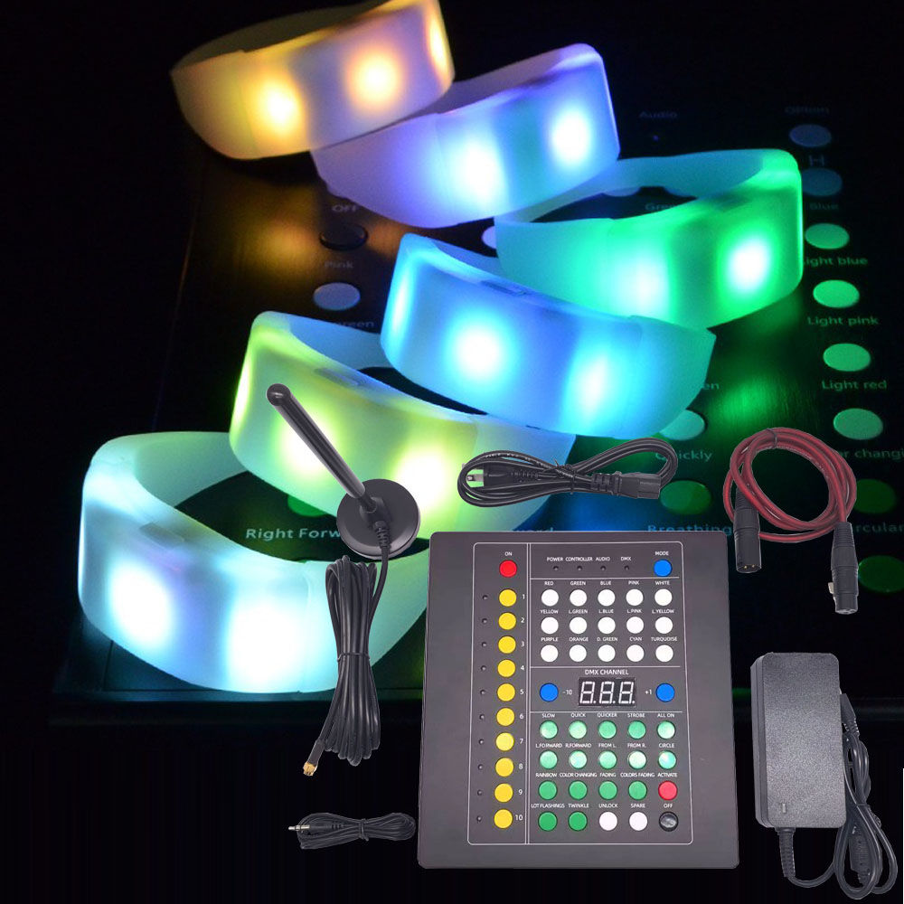 Gelang Silikon TPU LED Fungsi  - Event Party Dj ulasan dan harga