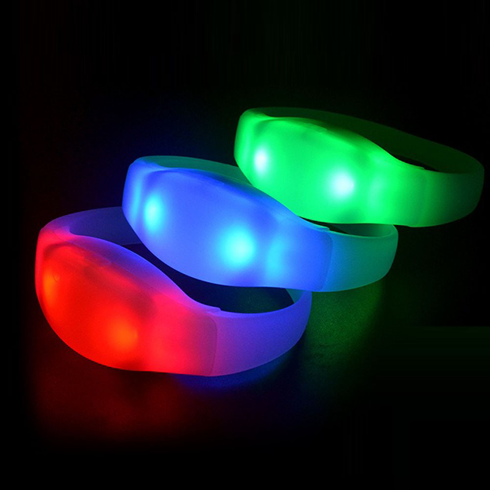 Gelang Silikon TPU LED Fungsi  - Event Party Dj ulasan dan harga