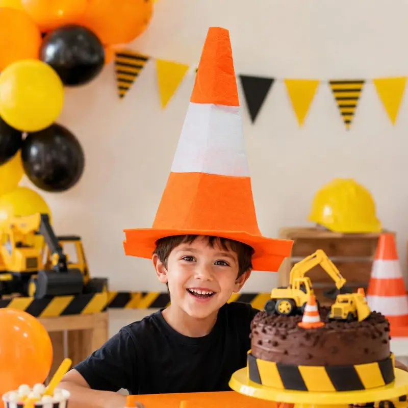 Topi Tema Kerucut Lalu Lintas  - Party Hat Cone ulasan dan harga