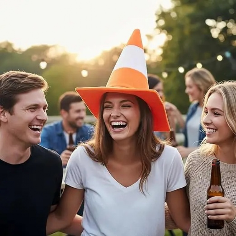 Topi Tema Kerucut Lalu Lintas  - Party Hat Cone ulasan dan harga