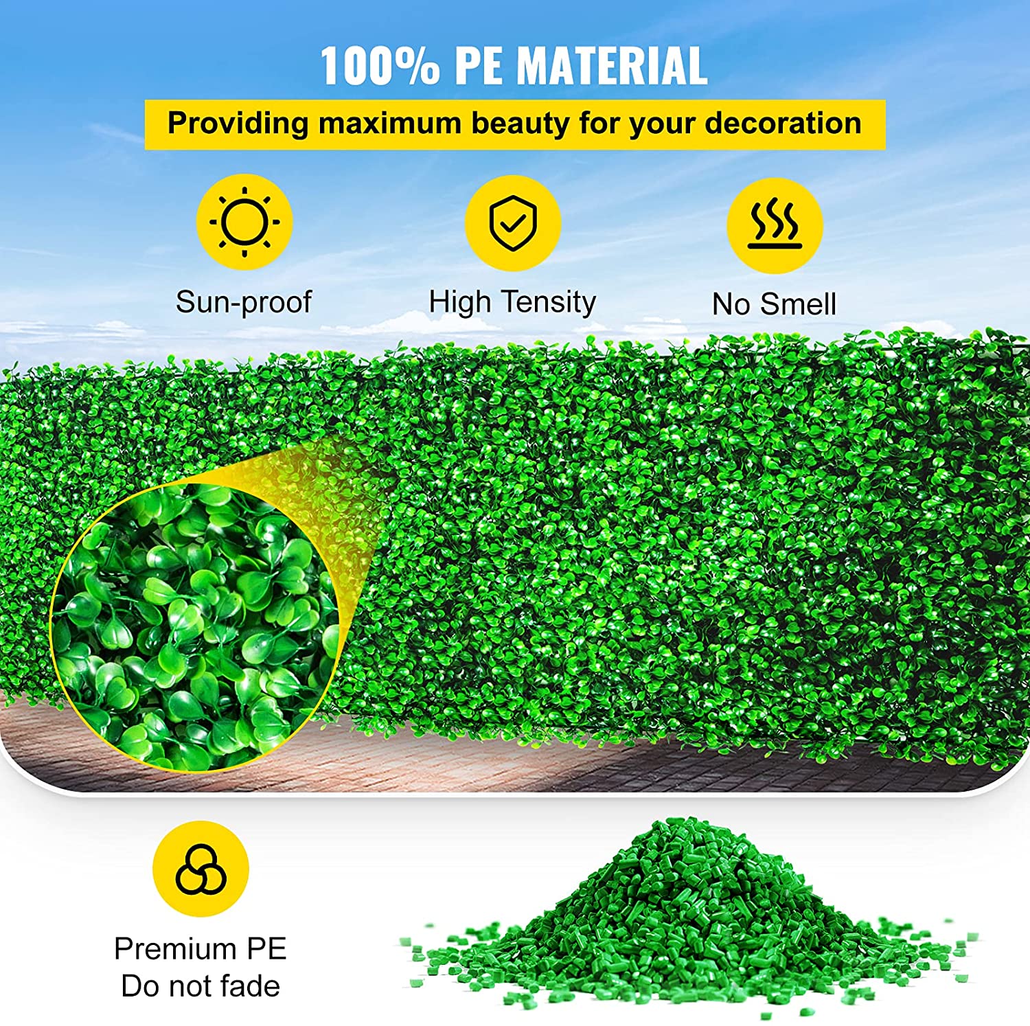 SucceBuy Tanaman Buatan Hiasan - Flower Wall Panel ulasan dan harga