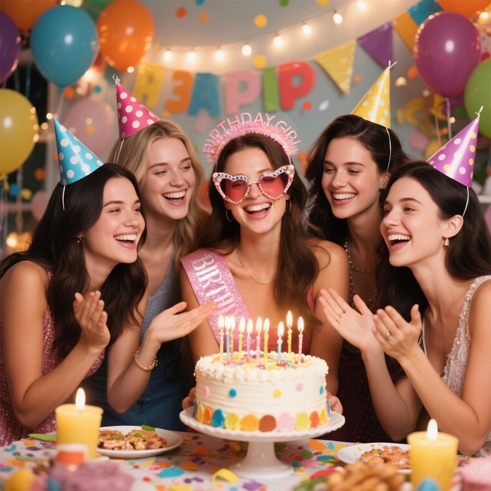 Sash Ulang Tahun, Headband Gli - Birthday Sash Glitter ulasan dan harga