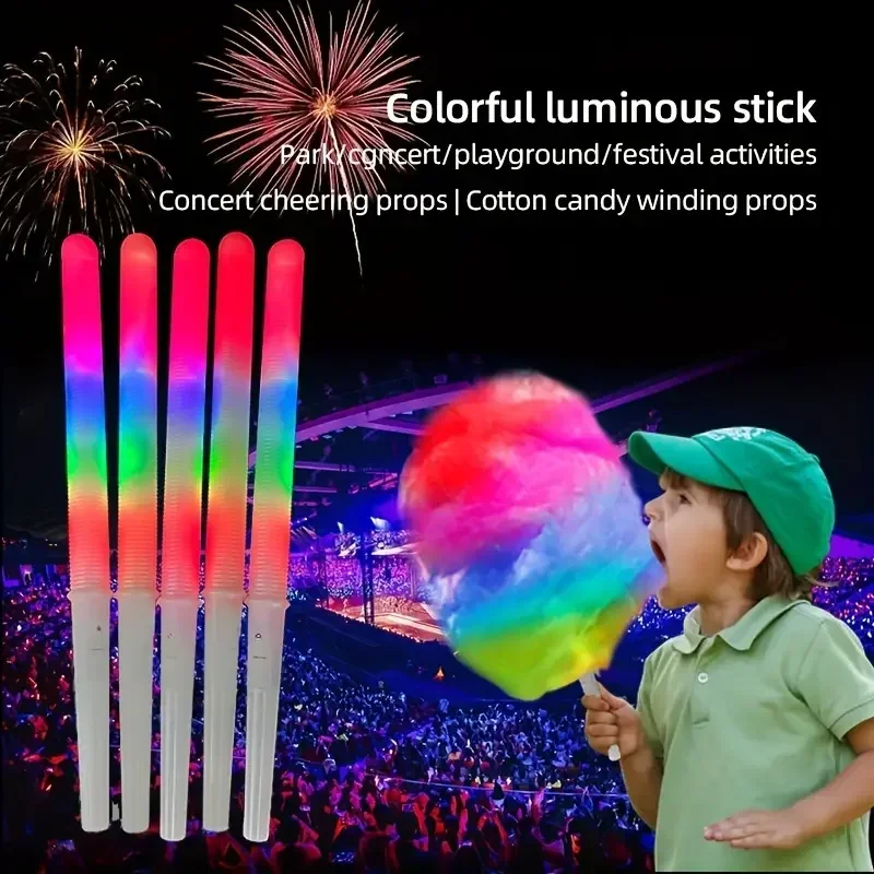 10/30pcs LED Cotton Candy Cone - Cotton Candy Cone ulasan dan harga