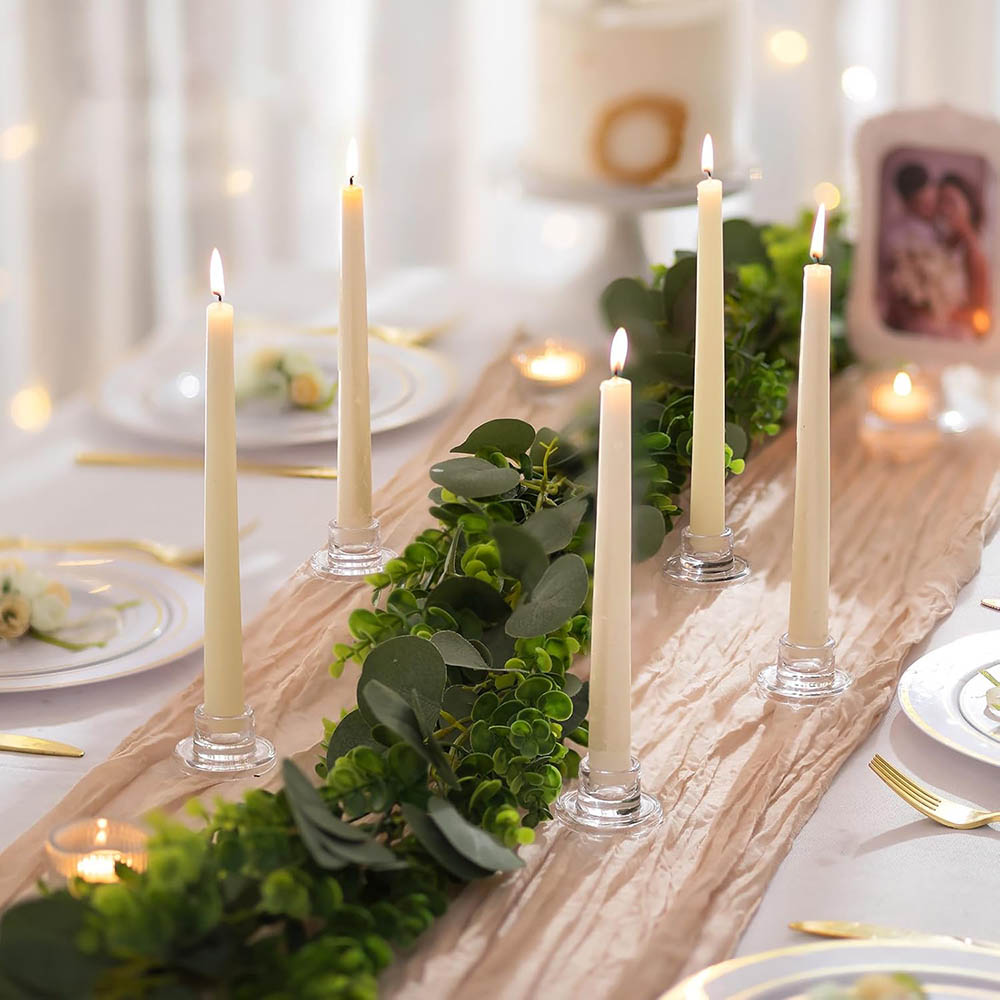 Tempat Lilin Transparan Pendek - Centerpiece Stick ulasan dan harga