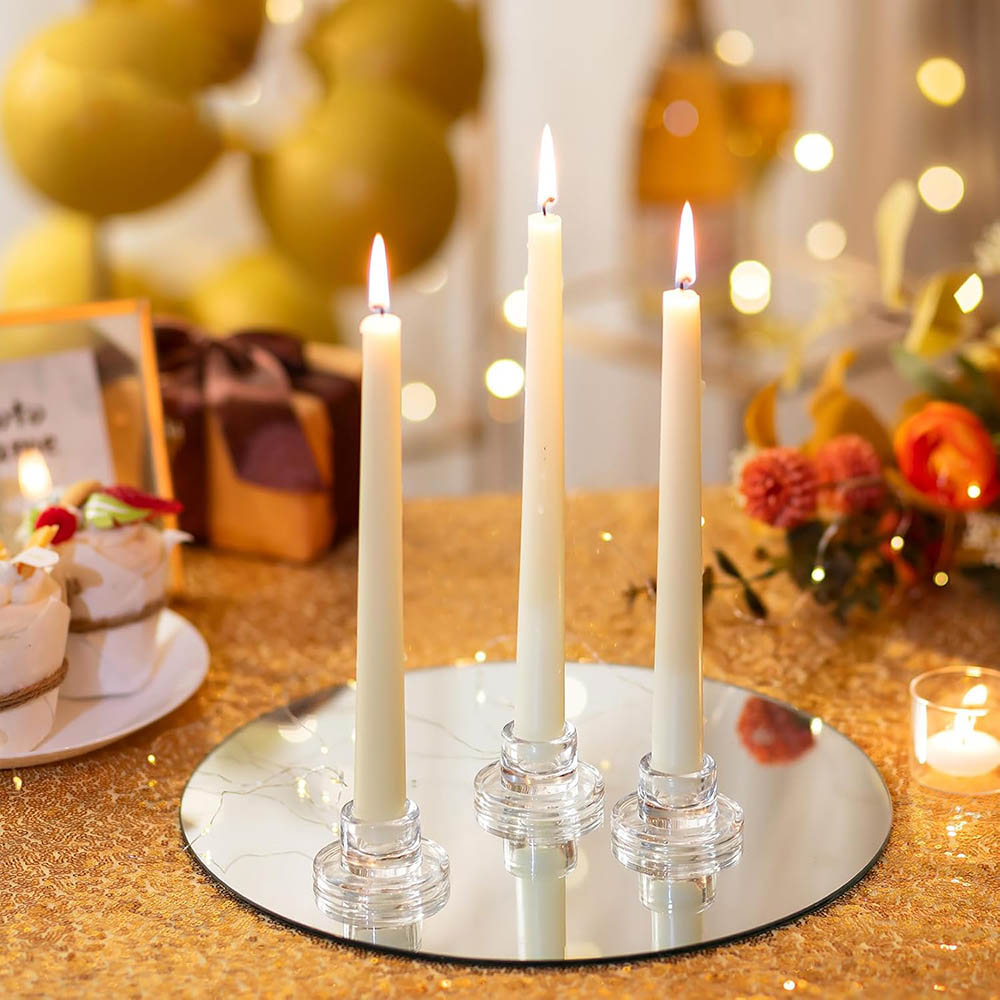 Tempat Lilin Transparan Pendek - Centerpiece Stick ulasan dan harga