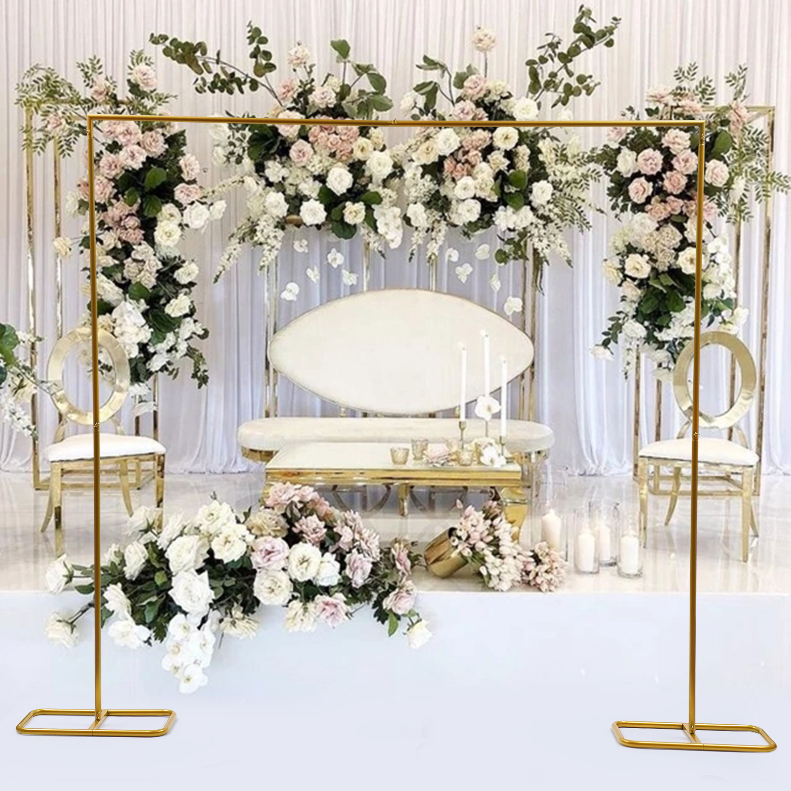 2.1x2m / 79x83 inci emas perni - Balloon Arch Kit ulasan dan harga
