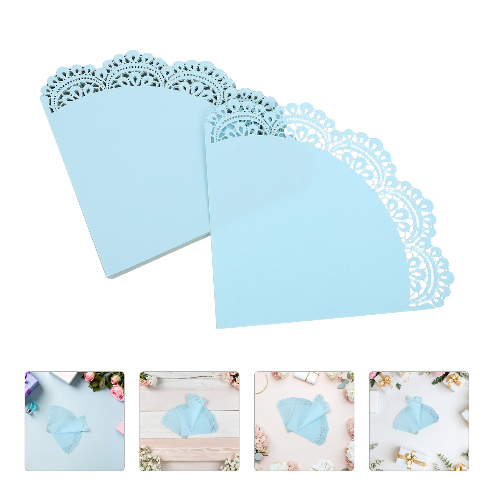 50 Buah Tempat Kerucut Konfeti - Papercraft Supply Confetti ulasan dan harga