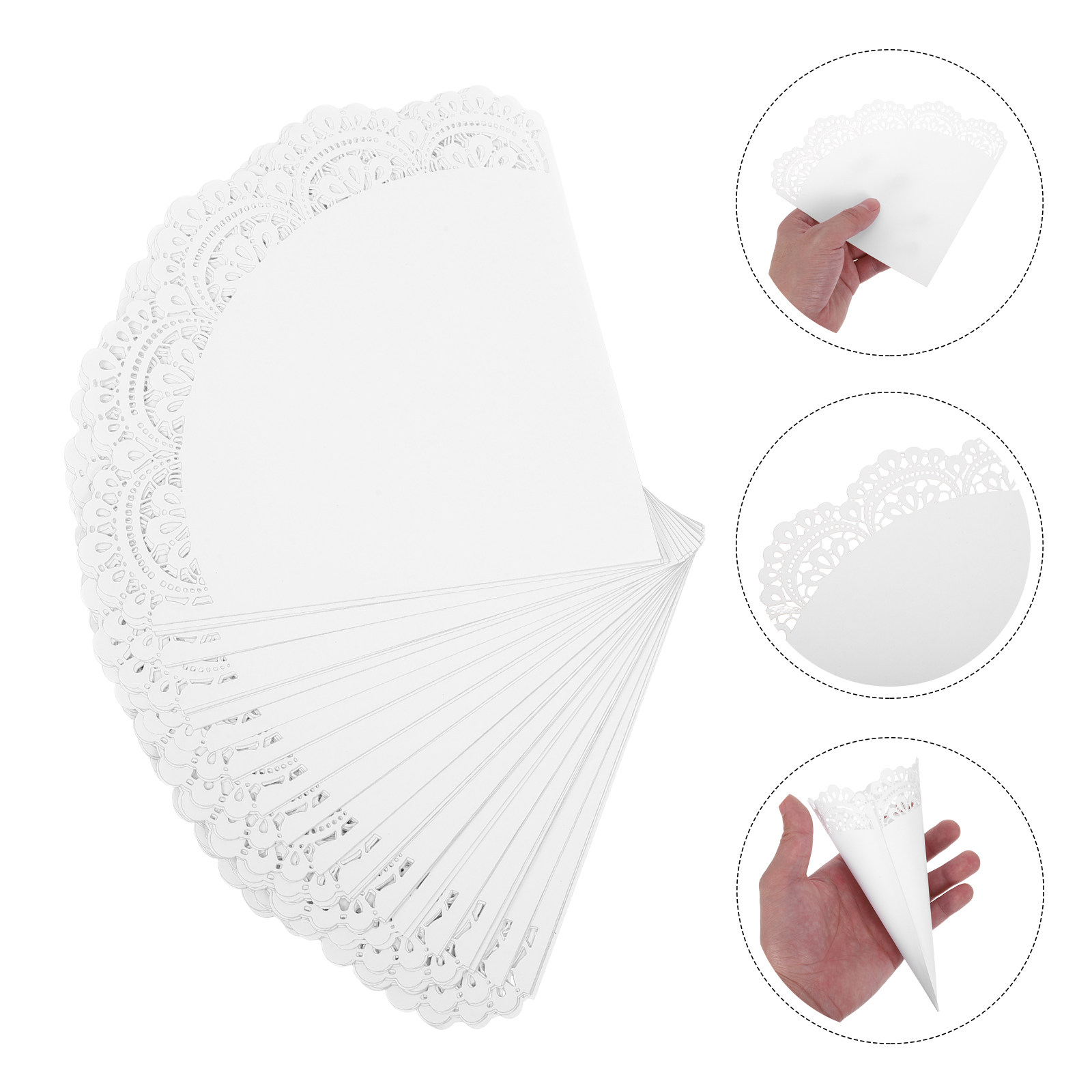 50 Buah Tempat Kerucut Konfeti - Papercraft Supply Confetti ulasan dan harga