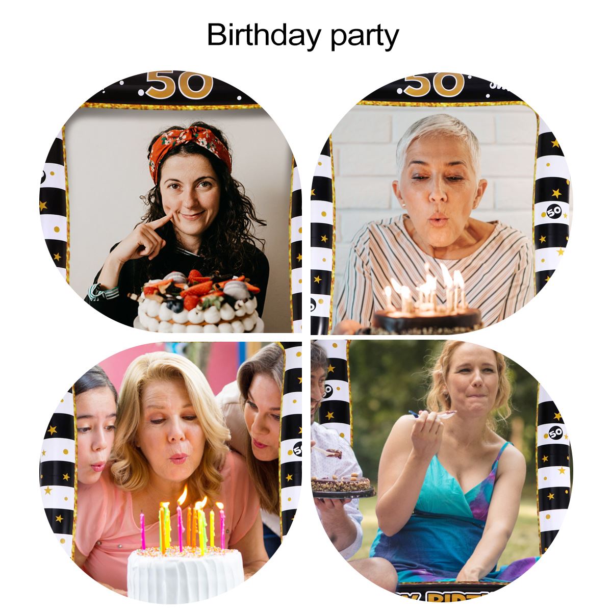 Perlengkapan pesta ulang tahun - Photo Booth Frame ulasan dan harga