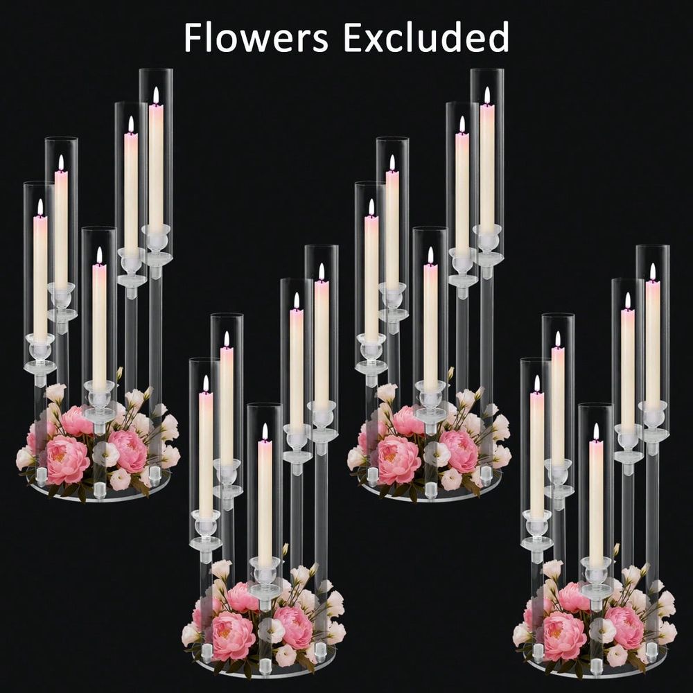 Lampu Lilin Akrilik 5 Lengan u - Centerpiece Stick ulasan dan harga