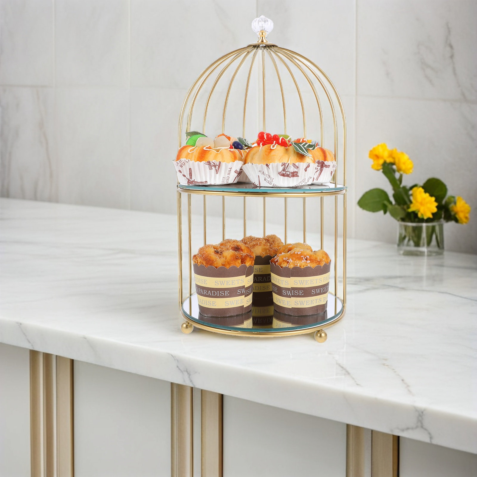 Rak Kue Bertingkat Model Sangk - Cupcake Stand Tier ulasan dan harga