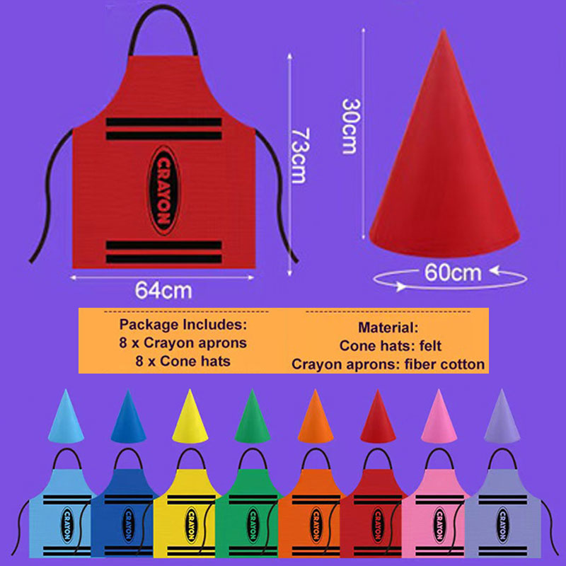 Set Gnome Bertema Krayon Warna - Party Hat Cone ulasan dan harga