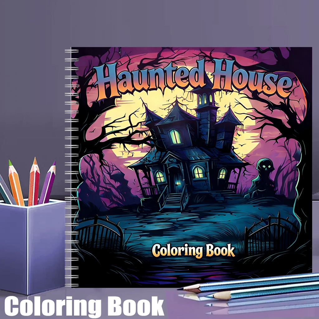 Buku Mewarnai Rumah Hantu untu - Event Supplies ulasan dan harga