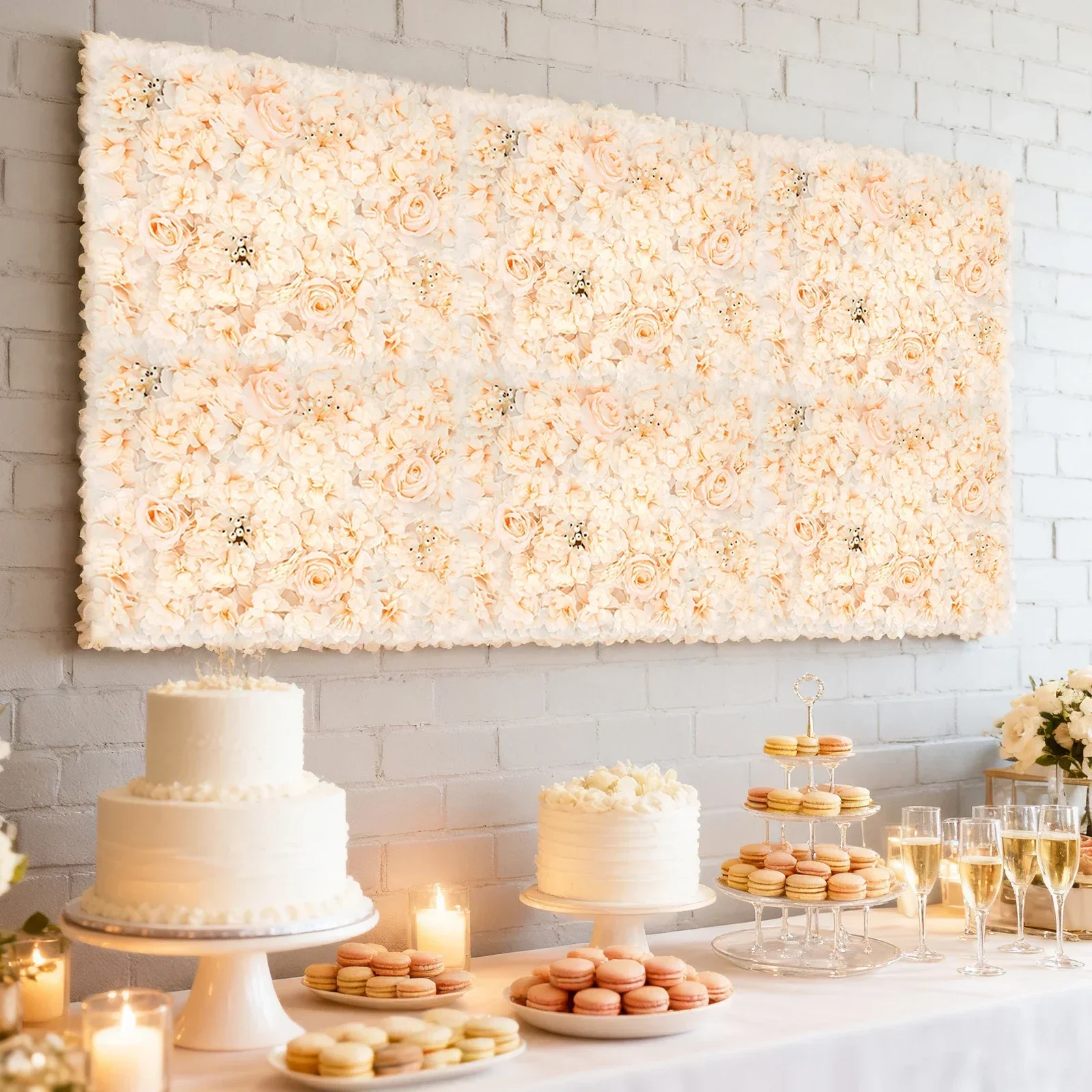 6 Buah Panel Dinding Bunga Bua - Flower Wall Panel ulasan dan harga