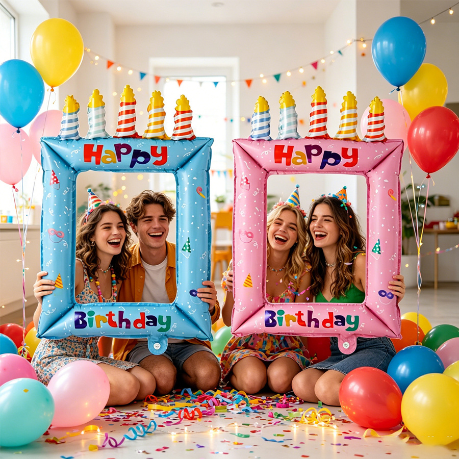 Bingkai Foto Balon Tema Putri  - Photo Booth Frame ulasan dan harga