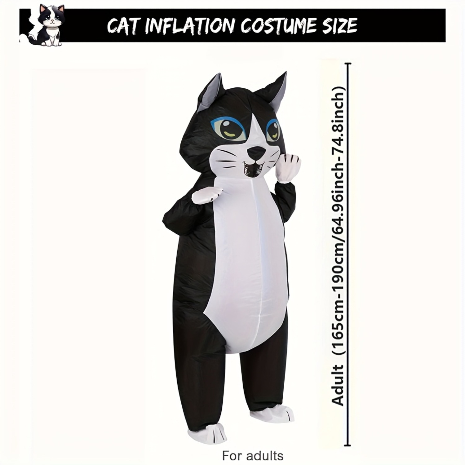 Kostum Kucing Tiup Dewasa, Kos - Event & Party Supply Photos ulasan dan harga