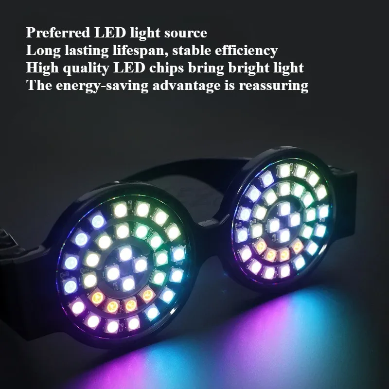 Kacamata Pemancar Cahaya LED W - Event Party Dj ulasan dan harga