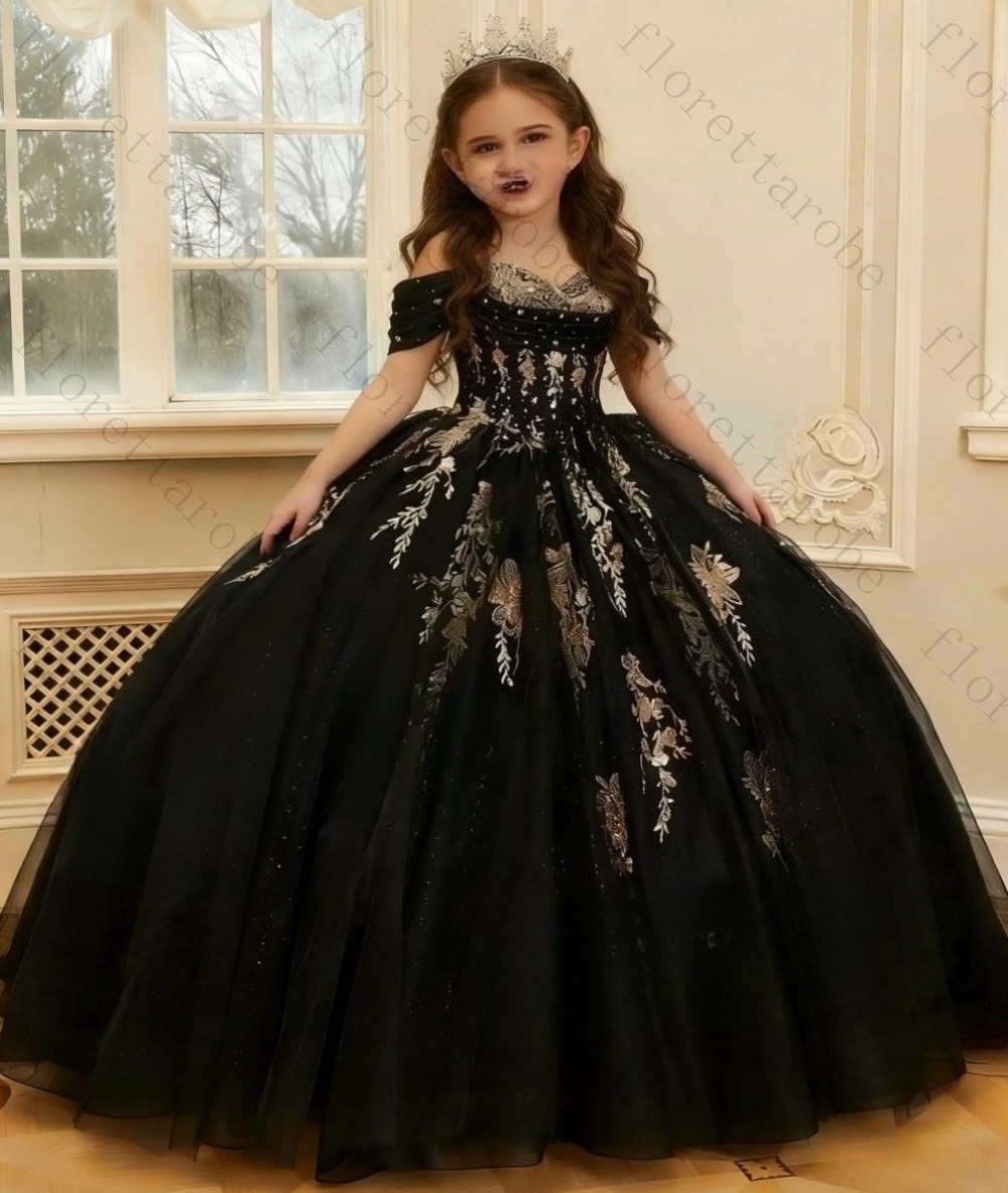 Gaun Pesta Bunga Off-Shoulder  - Birthday Sash Glitter ulasan dan harga
