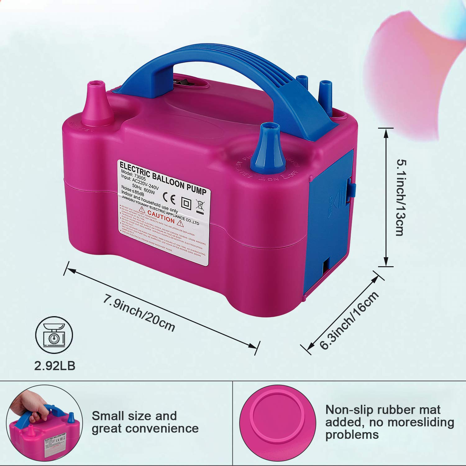 Pompa Tiup Balon Elektrik Port - Balloon Pump Hand ulasan dan harga